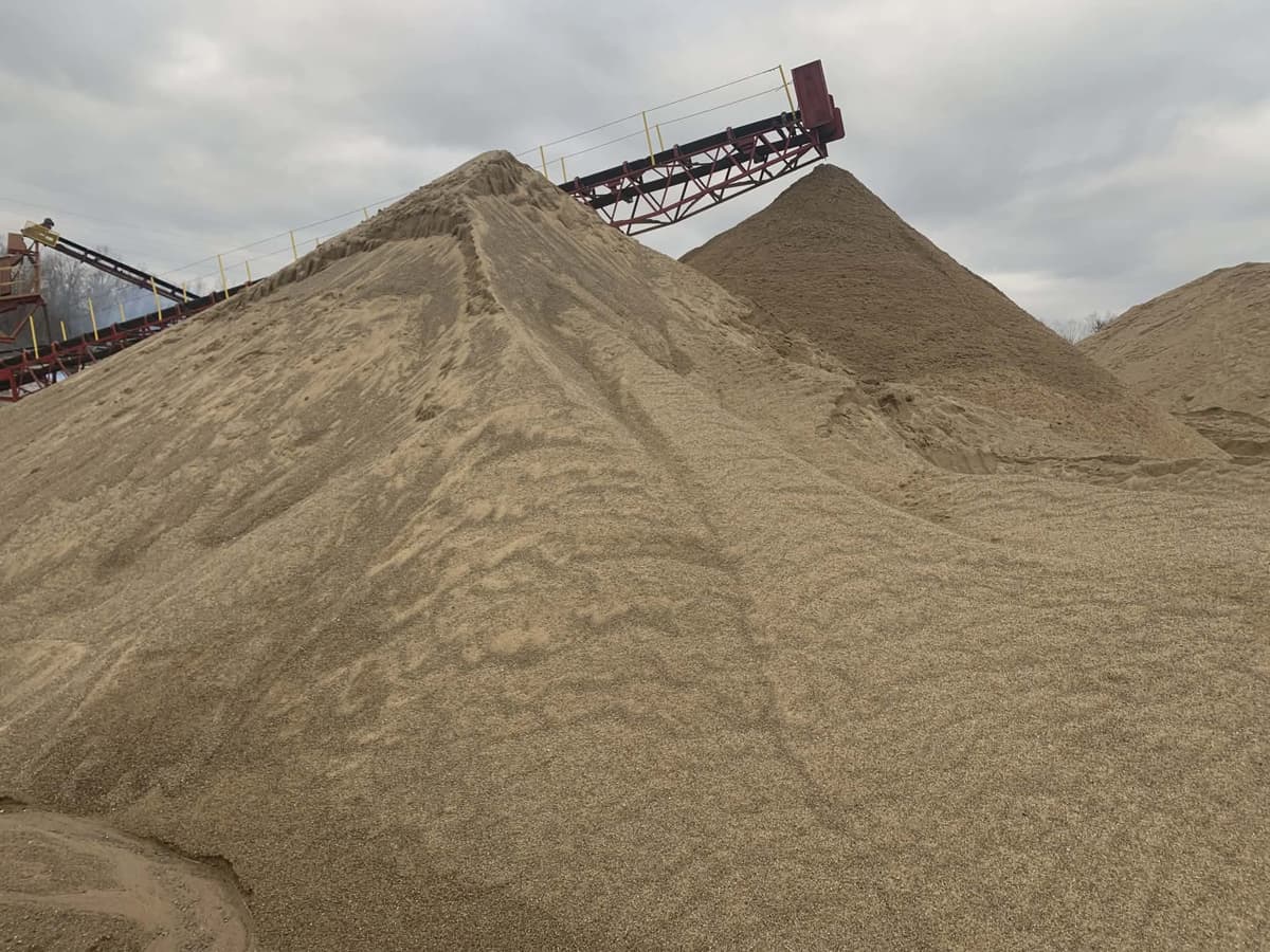 Sand and gravel